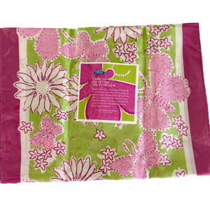 Lilly Pulitzer Pink and Green Floral Wrap